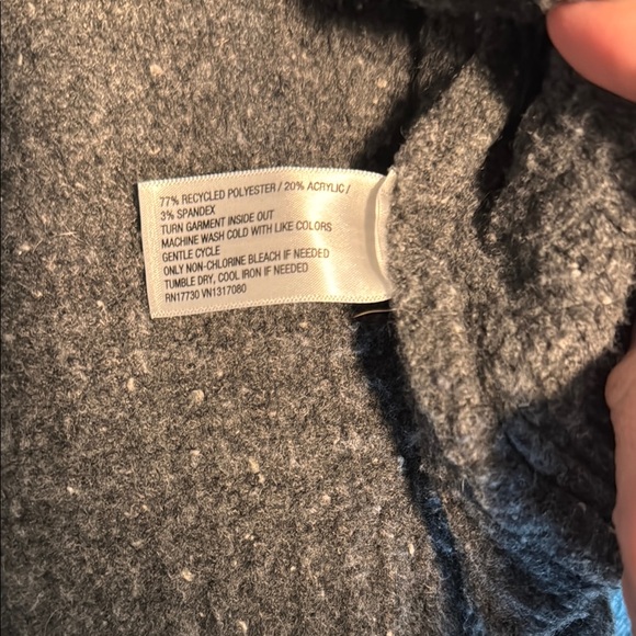 Charcoal Button-Up Women's Sweater - Picture 7 of 7